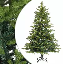 Dirbtinė Sulankstoma Kalėdų Eglutė 120 cm 150 LED Šilta balta