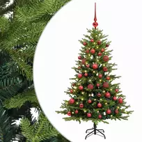 Dirbtinė Kalėdų eglutė su burbulais 120 cm 150 LED Šilta balta