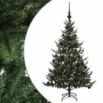 Dirbtinė kalėdinė eglutė su rutuliuku 120 cm 150 LED