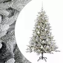 Dirbtinė kalėdinė eglutė su rutuliuku 120 cm 150 LED