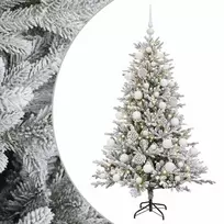 Dirbtinė Kalėdų eglutė su burbulais 120 cm 150 LED Šilta balta