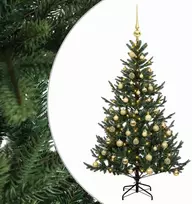 Dirbtinė kalėdinė eglutė su rutuliuku 150 cm 150 LED