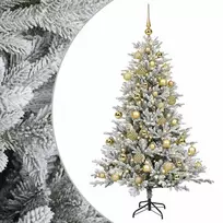 Dirbtinė Kalėdų eglutė su burbulais 150 cm 150 LED Šilta balta