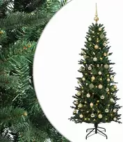 Dirbtinė kalėdinė eglutė su rutuliuku 120 cm 150 LED