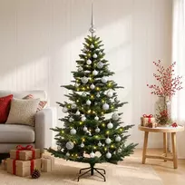Dirbtinė kalėdinė eglutė su rutuliuku 120 cm 150 LED