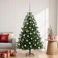 Dirbtinė kalėdinė eglutė su rutuliuku 150 cm 150 LED