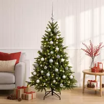 Dirbtinė kalėdinė eglutė su rutuliuku 150 cm 150 LED