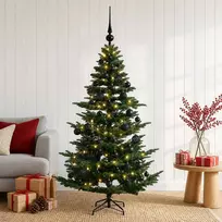 Dirbtinė kalėdinė eglutė su rutuliuku 120 cm 150 LED