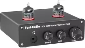 Fosi Audio Box X4 – priešstiprintuvas, gramofono priešstiprintuvas su ausinių išėjimu (6976136960355)