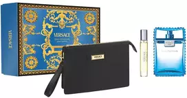 Versace Man Eau Fraiche komlektas tualetinio vandens purškiklis 100ml + tualetinis vandens purškiklis 10ml + kosmetinis maišelis