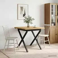 Kvadratinis valgomojo stalas 70 x 70 x 75 cm