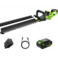 Gyvatvorių genėtuvas 24V 66cm BL HT6602RA2 (4.0Ah USB-C + 65W kroviklis), GREENWORKS