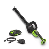 Gyvatvorių genėtuvas 51cm 24V BL HT2002A1 (2.0Ah USB-C + 30W kroviklis), GREENWORKS