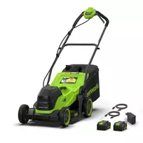 Vejapjovė 36cm BL 48V(2X24V) 2X4.0Ah USB-C + 100W MO48L421-01, GREENWORKS