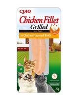 INABA CIAO Chicken fillet grilled Filet vištiena vištienos sultinyje 25 g