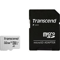 Transcend atminties kortelė TS32GUSD300S, 32GB, MicroSDHC, Class 10, U1, A1, 95MB/s skaitymas, 25MB/s rašymas, NAND