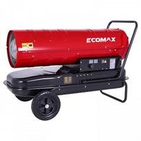 Ecomax dyzelinis šildytuvas EMH300050E EMX, 50kW, 48L, 380m², 1100m³/h, 66dB, IPX4, tiesioginis degimas, elektrinis uždegimas