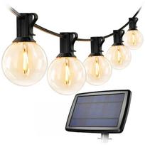 Lepro Saulės sodo girlianda PR440001-WW, 7.62 m, 180 lm, 3 W, IP65, 25+1 LED G40, 4 režimai, prieblandos jutiklis