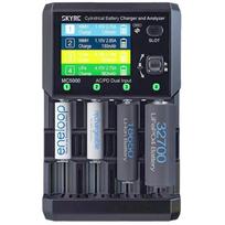 Skyrc MC5000 SK-100214, cilindrinių baterijų įkroviklis ir analizatorius, 4 kanalai, 80W, 65W USB-C PD 3.0, 240x320 px LCD