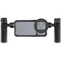 Pgytech telefono vaizdo narvas P-PG-027, iPhone 17 Pro, 396 g, aliuminio lydinys, ABS, PC, silikonas, dviguba rankena