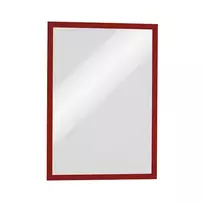 DURABLE DURAFRAME MAGNETIC A3 raudonas 5 vienetų rinkinys magnetinis dokumentų rėmelis
