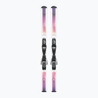 Vaikiškos kalnų slidės Rossignol Diva Jr 130-150 + apkaustai Xpress 7 GW