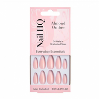 Nail HQ Almond Ombre Nails Aukštos kokybės dirbtinių nagų rinkinys 24vnt Rinkinys