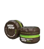 NISHMAN matný vlasový vosk 150 ml Hair Styling Wax Matte Plaukų vaškas