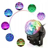 „Interlook MQ01“ LED RGB diskotekų projektorius su nuotolinio valdymo pulteliu
