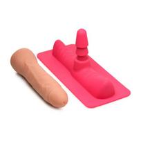 Balno adapteris su dildo XR Brands, 18.4 cm