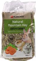 Kalnų šienas graužikams su morkomis Flamingo, 500 g