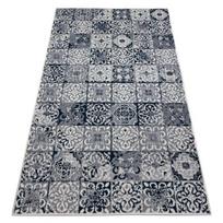 Kilimas HEOS 78586 kremastaas / mėlyna PATCHWORK, Foxabonos plytelės, kreminė