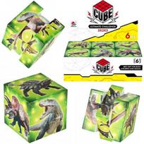 Trifox Dėlionės Kubas "dinozaurai", 60x60 mm