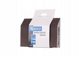 Geko putų kampinis šlifavimo blokas, G78566, 125x90x25mm, P180, šlifavimui ant medžio, metalo, kompozitų, tikslus šlifavimas