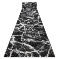 Kilimėliai BCF MORAD Marmur Marmuras antracitas / juodas 60 cm, 60x420 cm