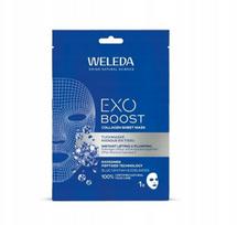 Veido kaukė Weleda Exo Boost kolageno lakštinė kaukė drėkinanti stangrinanti 20 ml