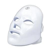 LED Šviesos Terapijos Veido Kaukė 7 Spalvos Anti-Senėjimo Akne Gydymas Įkraunama EU Plug white