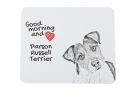Parson Russell Terrier - mouse pad with print, personalized dog-themed mouse pad, unique gadget for an office worker by Art-Dog brand balta