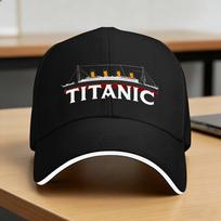 Titaniko laivas  Beisbolo kepuraitė  Vasarinė laisvalaikio trucker kepuraitė Unisex paaugliams Bėgimui Hippie Apsauganti nuo saulės Beisbolo kepuraitės One Size black