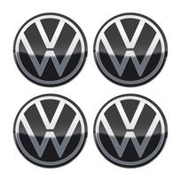 4 vnt. Volkswagen Golf 5 6 Polo Passat Tiguan Bettle Bora Touran 56mm 60mm 65mm 70mm 75mm Automobilio rato centro lipdukas Stebulės lipdukas 70mm
