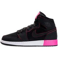 Jordan 1 Retro High Black Hyper Pink White GS 332148-024 38.5 black