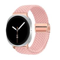 Magnetinis pintas dirželis Samsung Galaxy Watch 9 8 laikrodžiui Dirželis 44mm 40mm Nailoninė apyrankė correa dirželis Galaxy Watch 8 classic 46mm galaxy 9 8 40mm beige