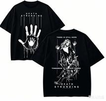 Death Stranding Anime Lover T-shirt Harajuku Cotton New Model High Street Oversized Unisex Comf XL gray