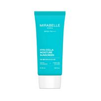 Mirabelle Korea Hyaluronic + Collagen Moisture Sunscreen SPF 50+ PA++++ | Lightweight & Hydrating | No White Cast | In-Vivo Tested | Korean Skincar blue