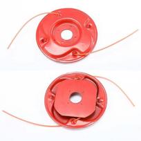 Grass Trimmer Head Rust-proof Iron Base Durable Nylon Cutting Lines Universal Fit for Yard Lawn Trimming Use one size