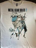 Metal Gear Solid - T Shirt - Various Sizes - PlayStation PS1 Game 150 gray