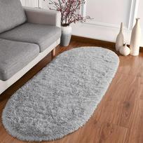 Dažytas raštais Ovalus Ilgas Plaukuotas Kilimas Svetainės Sofos Kavos Stalo Kilimėlis Minkštas Vaikų Miegamojo Lovos Šoninis Kilimas Namų Dekoras 40x120cm 16x47inch