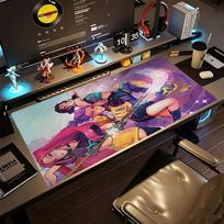 Kpop Journey Large Mouse Pad Gaming Laptop Mouse Pad Study Desk Mat Non-Slip Rubber Base Office and Gaming Desk Decoration 30cmx80cm