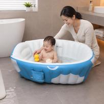 Self-Inflating Inflatable Baby Bath Tub with Color Box Packaging Color Box Packaging/In Stock white