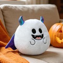 Helovino Dvasios Moliūgo Pliušinis Žaislas Šventinei Dekoruoti Ir Saldainių Rinkimui White Ghost